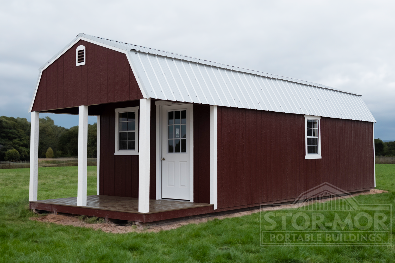 Stor-Mor 12x32 Lofted Barn Cabin Shed Seneca, SC